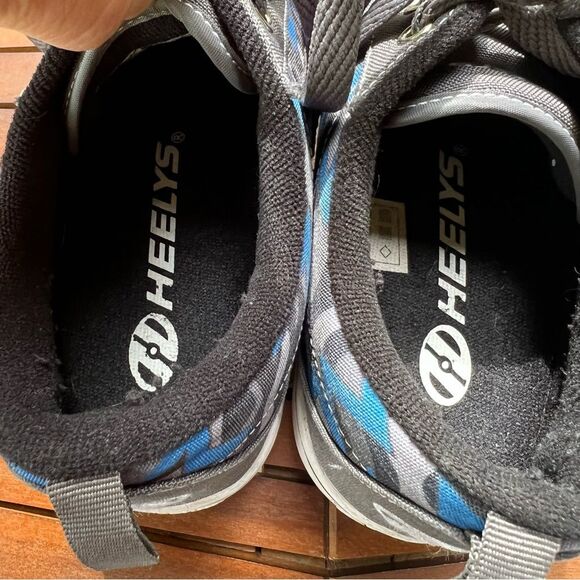 Heely’s size 7 Men’s skate shoes Grey & Blue/Black Camo - Picture 15 of 16